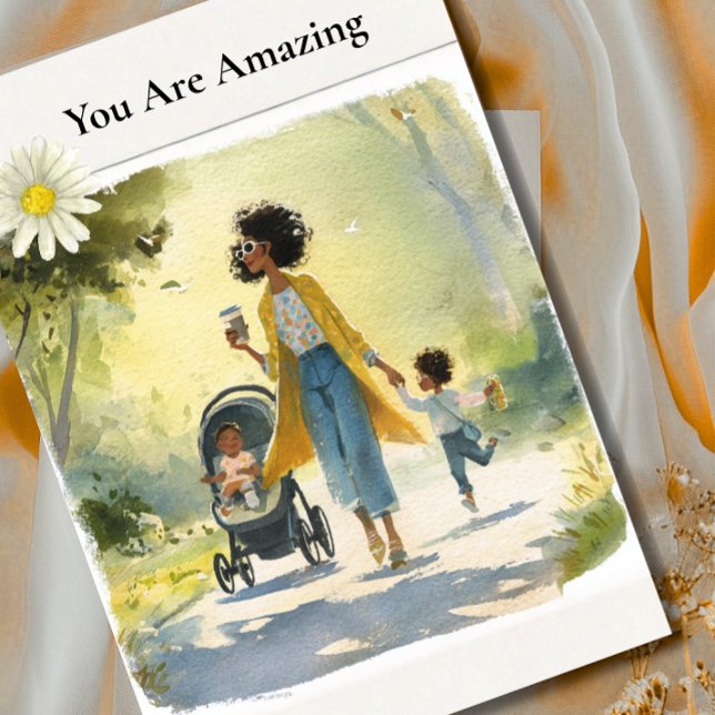 Tarjeta You Are Amazing - African American Mother's Day  (Subido por el creador)