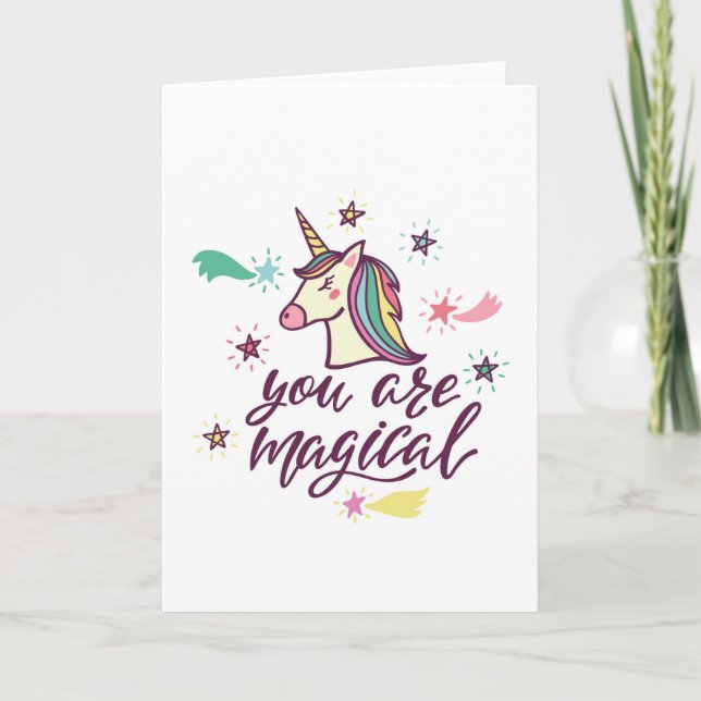 Tarjeta You Are Magical (Anverso)