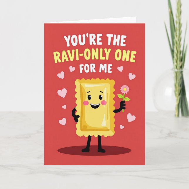 Tarjeta You Are My Ravioli Only Card (Anverso)