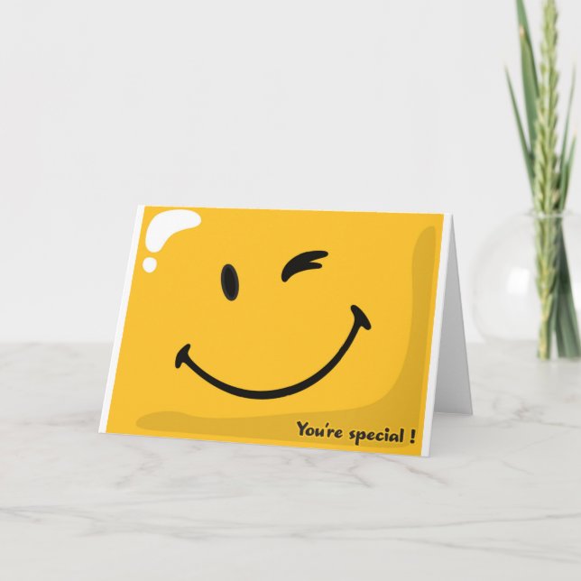 Tarjeta You are special (Anverso)