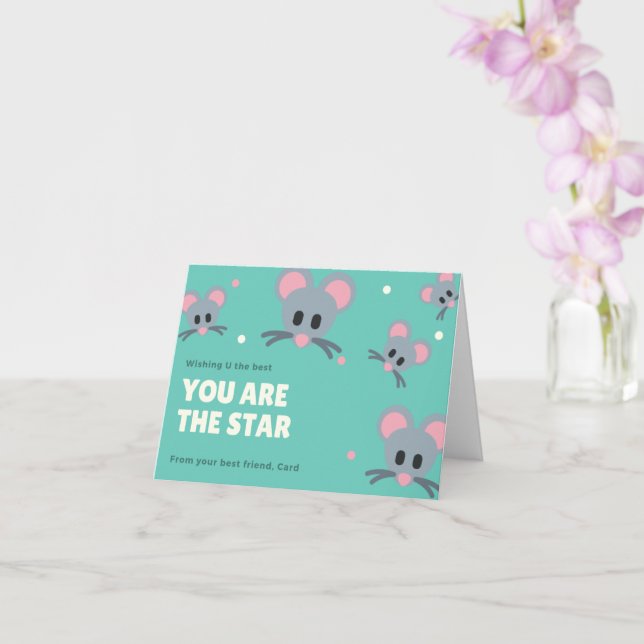 Tarjeta You Are The Star Of The Show  (Orquídea)
