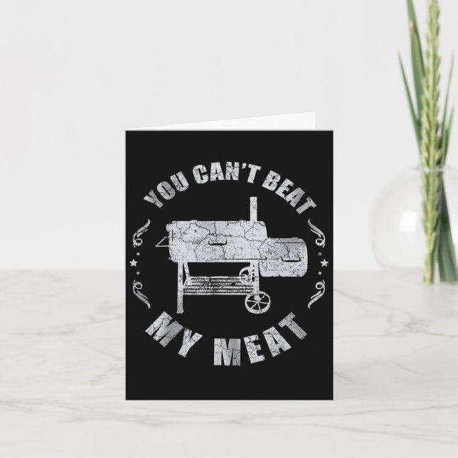 Tarjeta You Can't Beat My Meat  (Anverso)