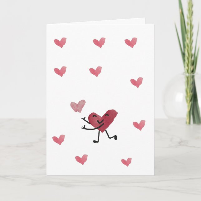 Tarjeta You Have Captured My Heart Valentine's Day Card (Anverso)