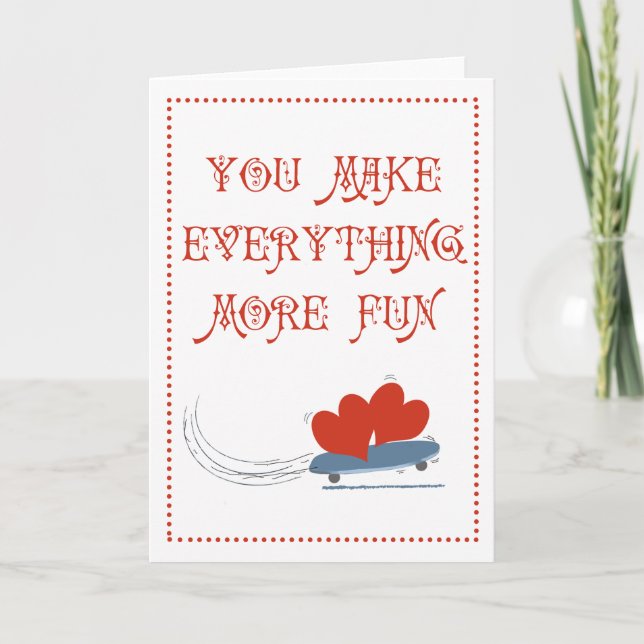 Tarjeta You Make Everything More Fun (Anverso)