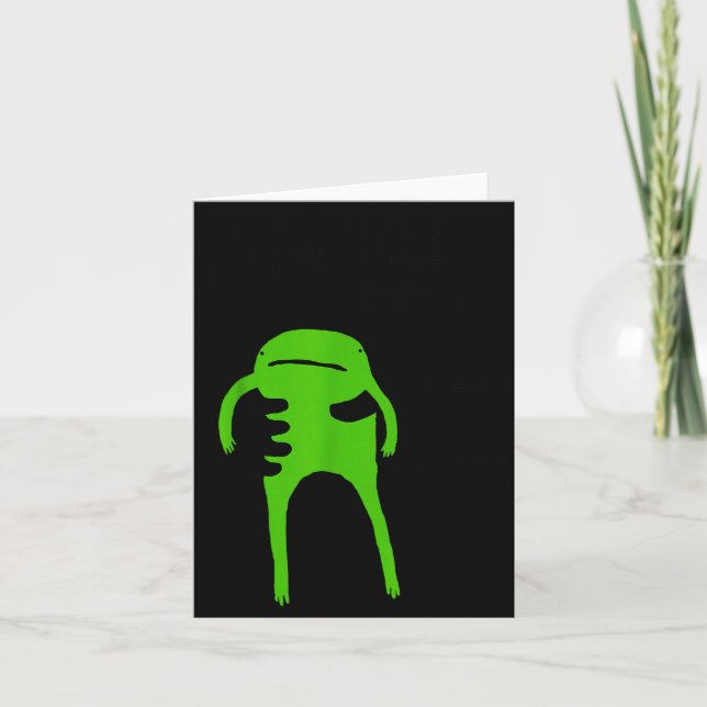 Tarjeta You Must Accept The Frog Funny Meme Saying Quote  (Anverso)