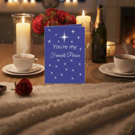 Tarjeta You’re My Favorite Person Folded Greeting Card