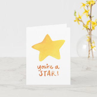 Tarjeta You're A Star Card