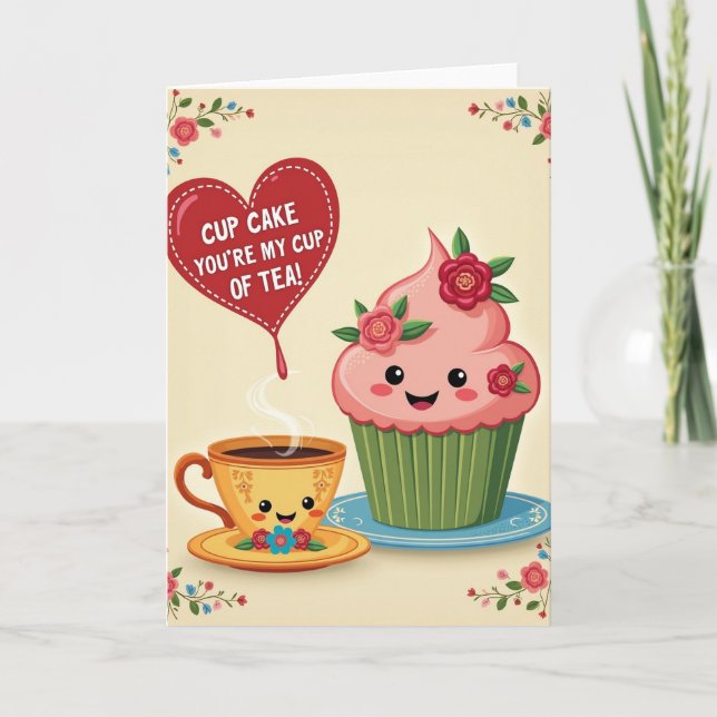 Tarjeta Youre My Perfect Cupcake Tea Card (Anverso)