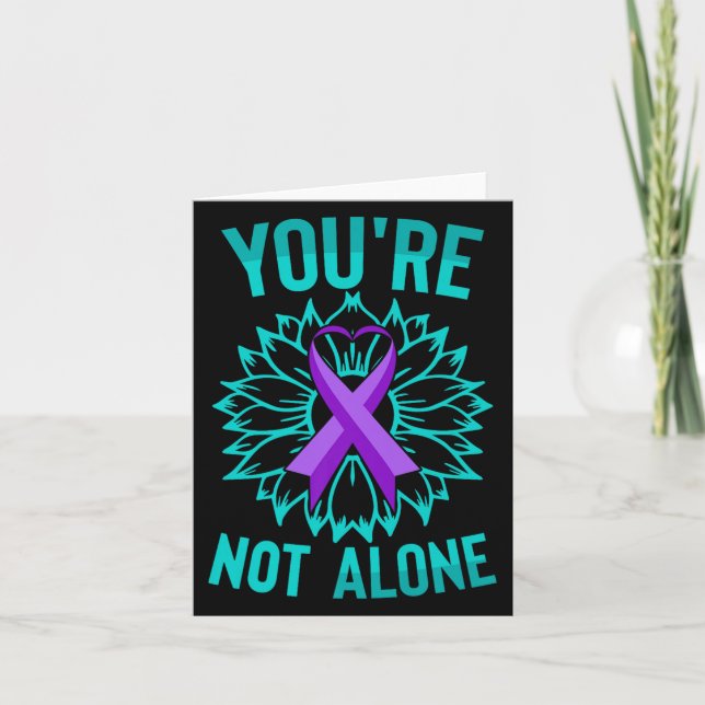 Tarjeta Youre Not Alone Premium  (Anverso)