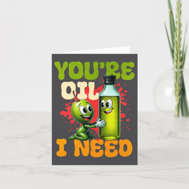 Tarjeta Youre Oil I Need Premium  (Anverso)