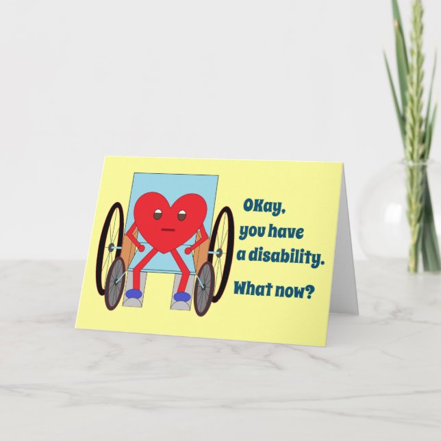 Tarjeta You've Got a Lot of Heart:  Disability (Anverso)