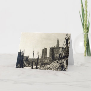 Tarjeta Ypres de Rue de Ville, junio de 1915