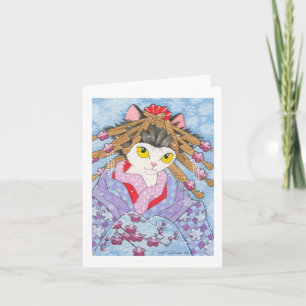 Tarjeta Yuki al notecard de Ume