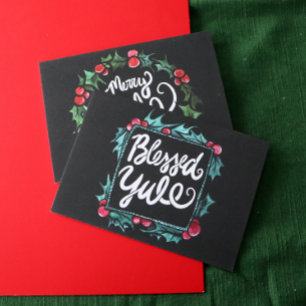 Tarjeta Yule Bendito Personalizable