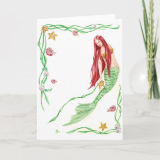 Tarjeta Yule Tide Greetings by Deanna Bach Art