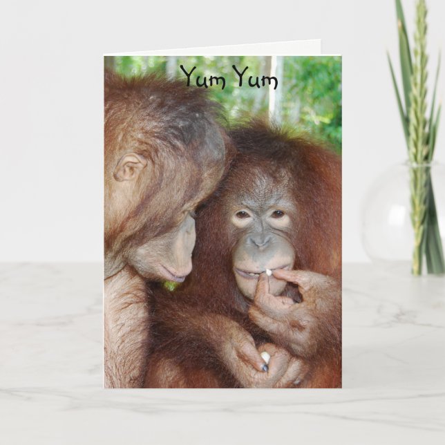 Tarjeta Yum Yum Happy Birthday (Anverso)