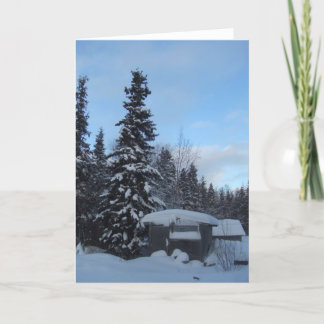 Tarjeta Yup'ik Maqii (baño de vapor) Dillingham, Alaska