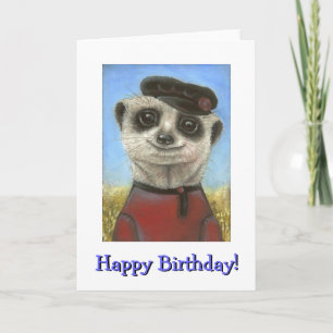 Tarjeta Yuri el meerkat