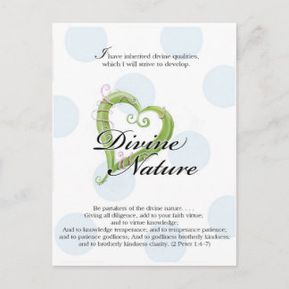 Tarjeta YW - Naturaleza divina