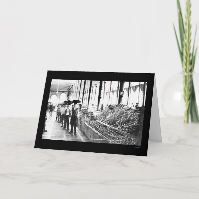 Tarjeta Zacatecas, Mercado Alimentario de México, 1904 (Anverso)