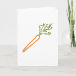 Tarjeta Zanahoria