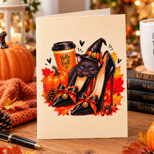 Tarjeta Zapatos de Halloween con Brujería y Magia de Calab