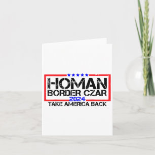 Tarjeta Zar de la frontera Tom Homan Trump 47° presidente