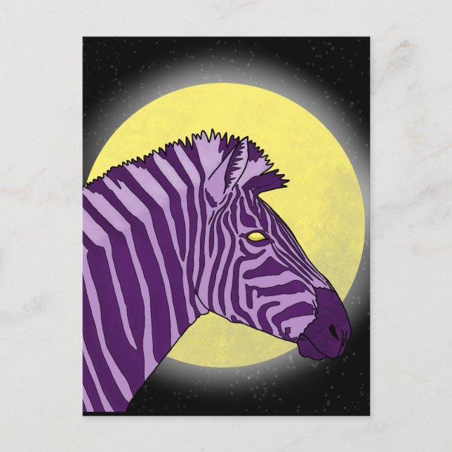 Tarjeta Zebra Zombie (Anverso)