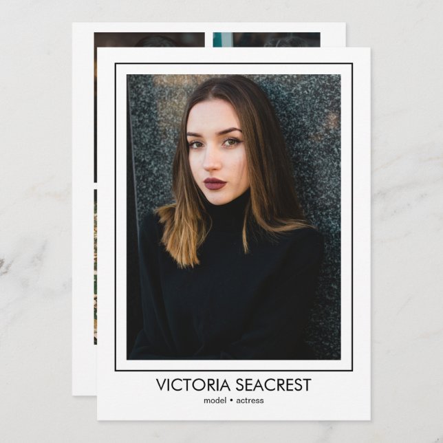 Tarjeta ZED Comp Comp Comp de Borderline 5 Actor M (Anverso / Reverso)