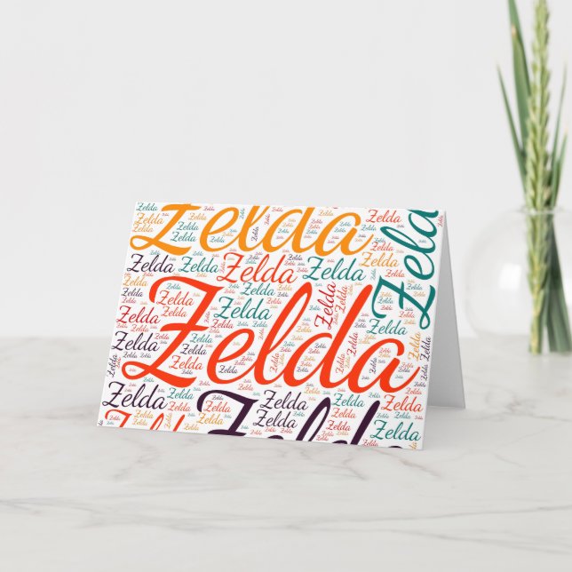 Tarjeta Zelda (Anverso)