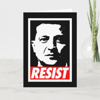 Tarjeta Zelenskyy - Resist Support Ukraine I Stand With Uk