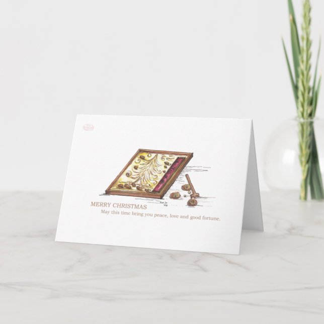 Tarjeta Zen de Navidad (Anverso)