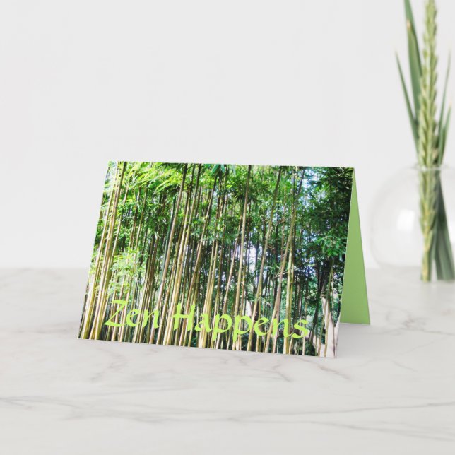 Tarjeta Zen Happens (Anverso)