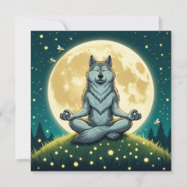 Tarjeta Zen wolf