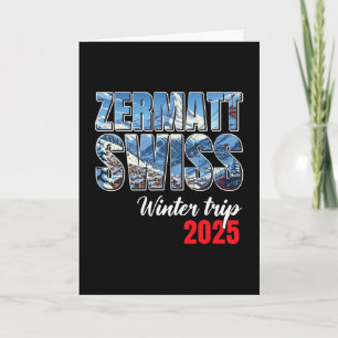 Tarjeta Zermatt Suiza Viaje de Invierno 2025 Esquí Alpino 