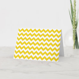 Tarjeta Zigzag amarillo, chevron amarillo, patrón geométri