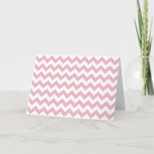 Tarjeta Zigzag rosa, Chevron rosado, patrón geométrico