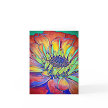 Tarjeta Zinnia Technicolor