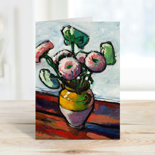 Tarjeta Zinnias   Henry Lyman SaŪen