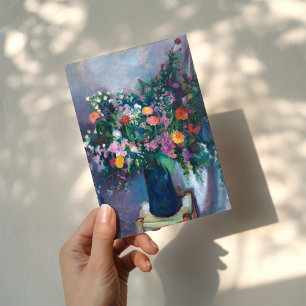 Tarjeta Zinnias y Asters   Arthur Beecher Carles