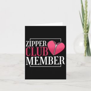Tarjeta Zipper Club Miembro de la Asociación de Enfermedad