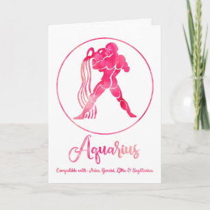 Tarjeta Zodiac : Aquarius busca compatibilidad de amor