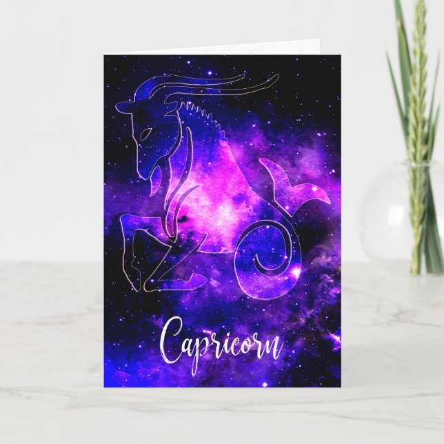 Tarjeta Zodiac : Capricornio (Anverso)