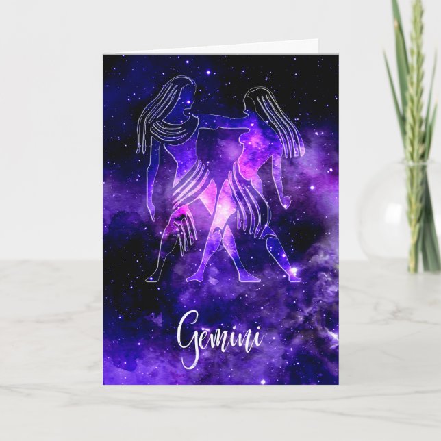 Tarjeta Zodiac : Gemini (Anverso)