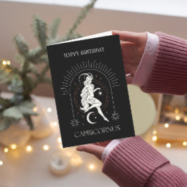 Tarjeta Zodiac HappyBirthday Mystic Capricornus