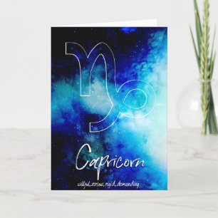 Tarjeta Zodiac : Rasgos de Capricornio