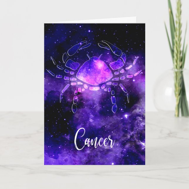 Tarjeta Zodiaco: Cáncer (Anverso)