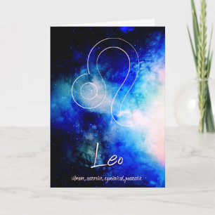 Tarjeta Zodíaco: Rasgos de Leo