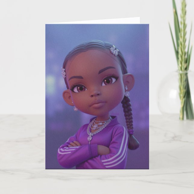 Tarjeta zoey girl card (Anverso)