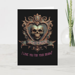 Tarjeta Zom be my Valentine